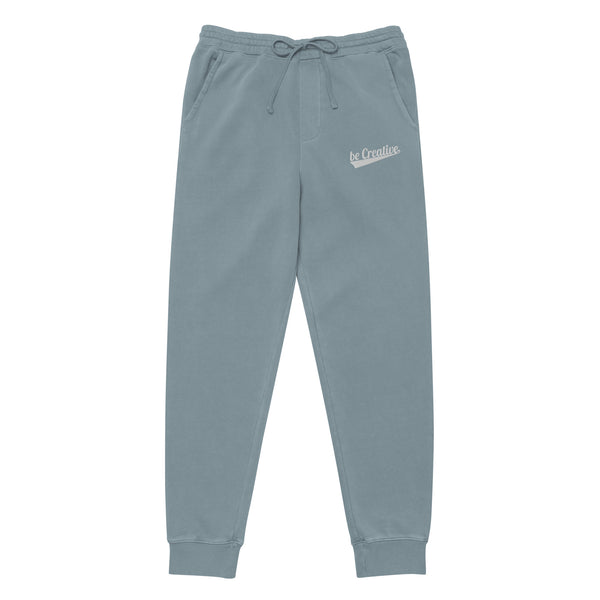 be Creative Unisex pigment-dyed sweatpants